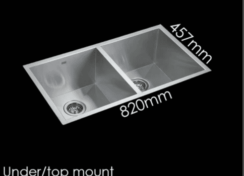 Brienze stainless steel kitchen sink